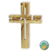 Productafbeelding Houten kruis Jesus 10.5x15cm