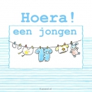 Productafbeelding Dubbele kaart 12x12 hoera een jongen