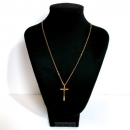 Productafbeelding Ketting kruisje 3cm goud