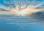 Productafbeelding Prentbriefkaart Blanco (Gods zegen gewenst)