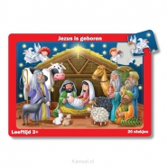 Productafbeelding Puzzel tray Jezus is geboren