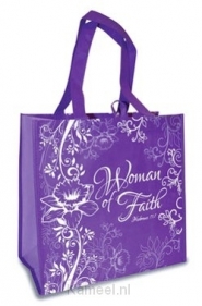 Productafbeelding Eco tote bag Woman of faith